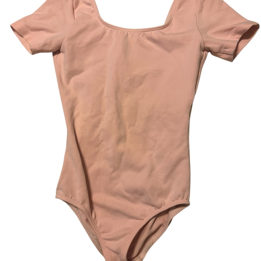 Bloch Light Pink Short Sleeve leotard